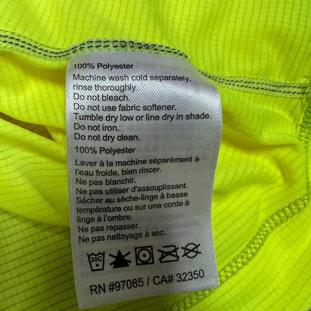 Outdoor Voices Pullover Sweatshirt Lightweight Yellow 1/4 Zip Men's Size Small - Picture 9 of 12